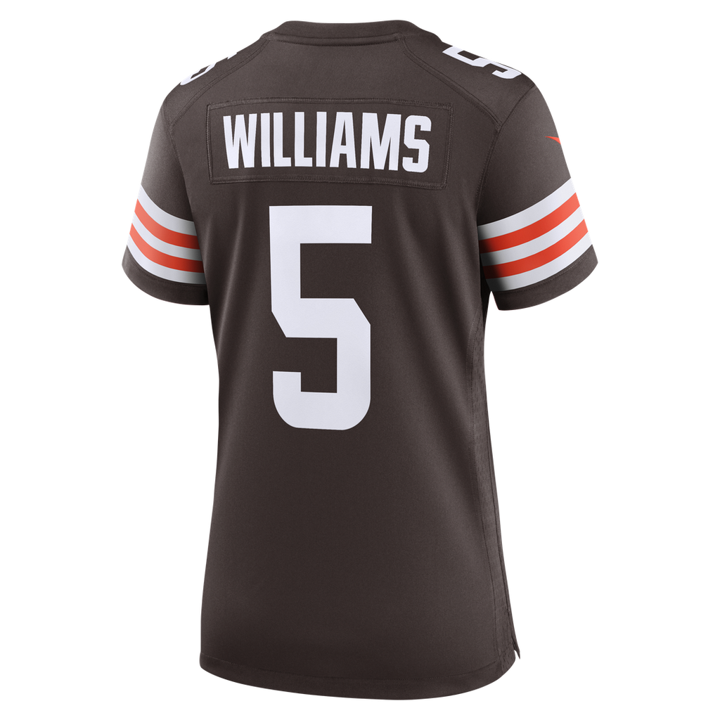 Women's Nike Cleveland Browns Quincy Williams Brown Team Game NFL Jersey