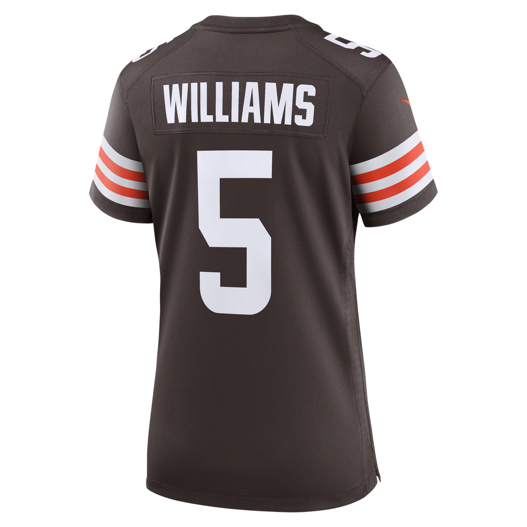 Women's Nike Cleveland Browns Quincy Williams Brown Team Game NFL Jersey