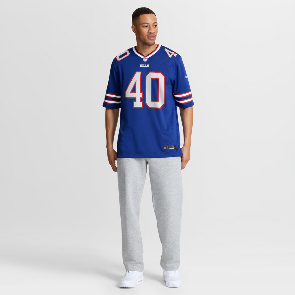 Men's Nike Buffalo Bills Matthew Wright Royal Team Game NFL Jersey