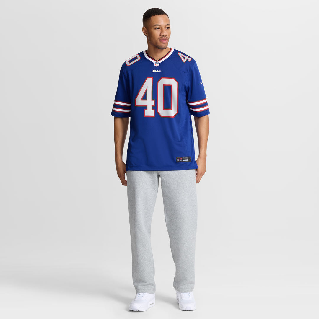 Men's Nike Buffalo Bills Matthew Wright Royal Team Game NFL Jersey