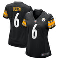 Women's Nike Pittsburgh Steelers Patrick Queen Black Game Player NFL Jersey