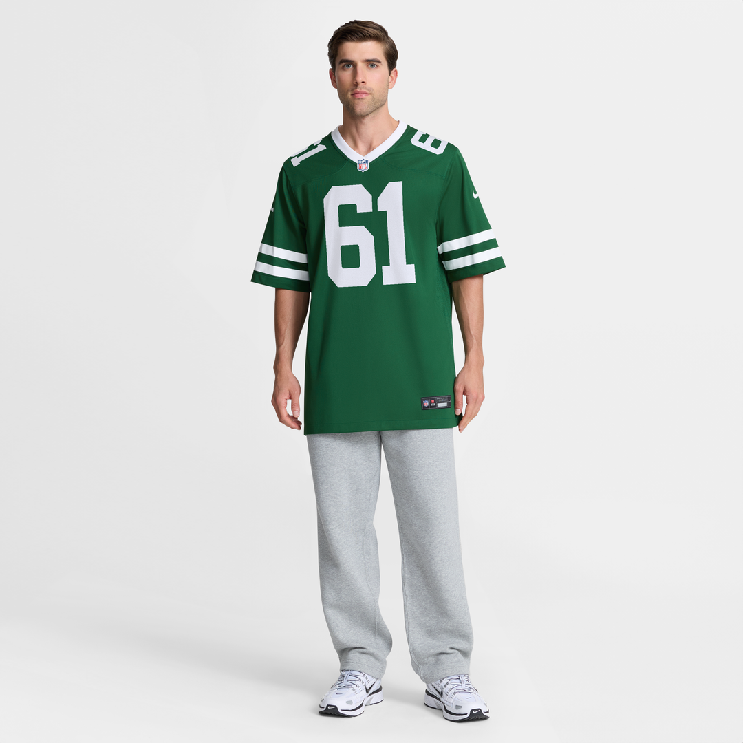 Men's Nike New York Jets Max Mitchell Legacy Green Team Game NFL Jersey