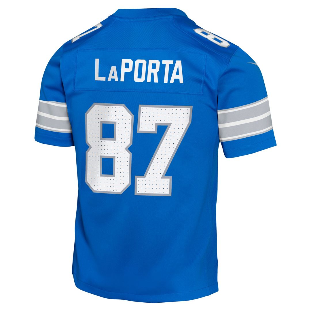 Youth Nike Detroit Lions Sam LaPorta Black Game NFL Jersey