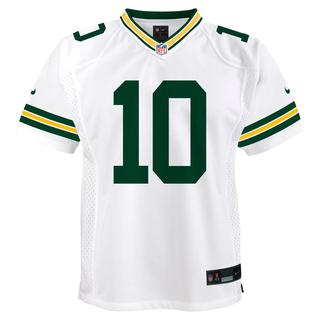 Youth Nike Green Bay Packers Jordan Love Green Game NFL Jersey