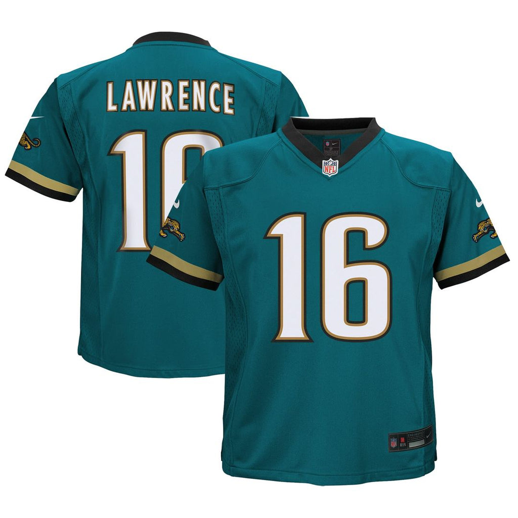 Infant Nike Jacksonville Jaguars Trevor Lawrence Teal Alternate Prowler Throwback Player Game NFL Jersey