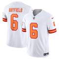 Men's Nike Tampa Bay Buccaneers Baker Mayfield '76 White Vapor F.U.S.E. Player Limited NFL Jersey