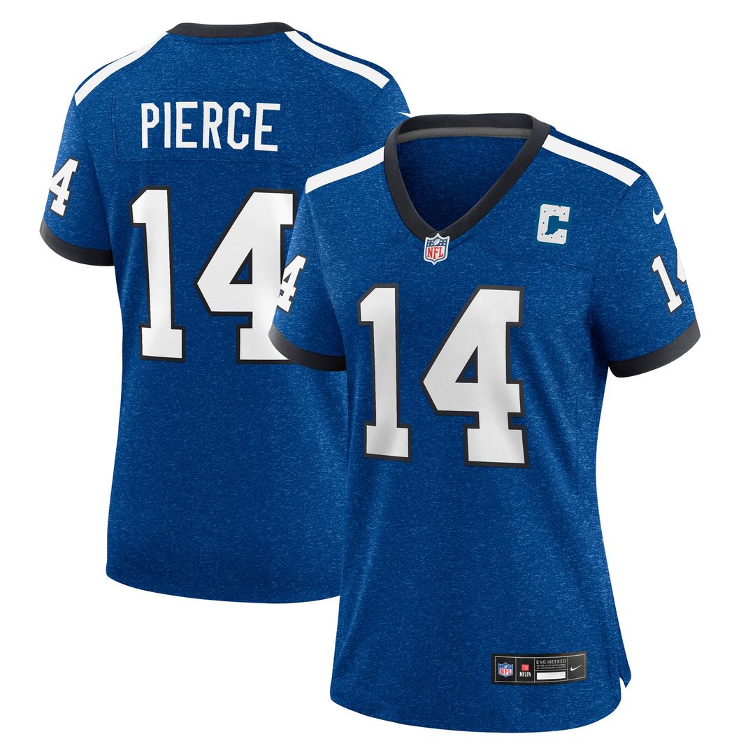 Women's Nike Indianapolis Colts Alec Pierce Royal Player Game NFL Jersey
