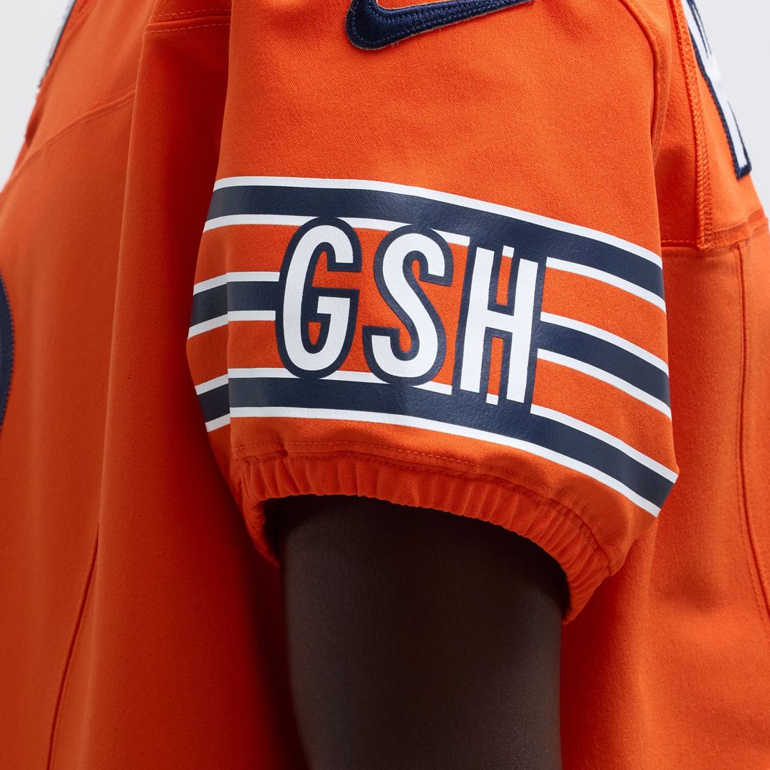 Men's Nike Chicago Bears Caleb Williams Orange Alternate Vapor F.U.S.E. Elite NFL Jersey