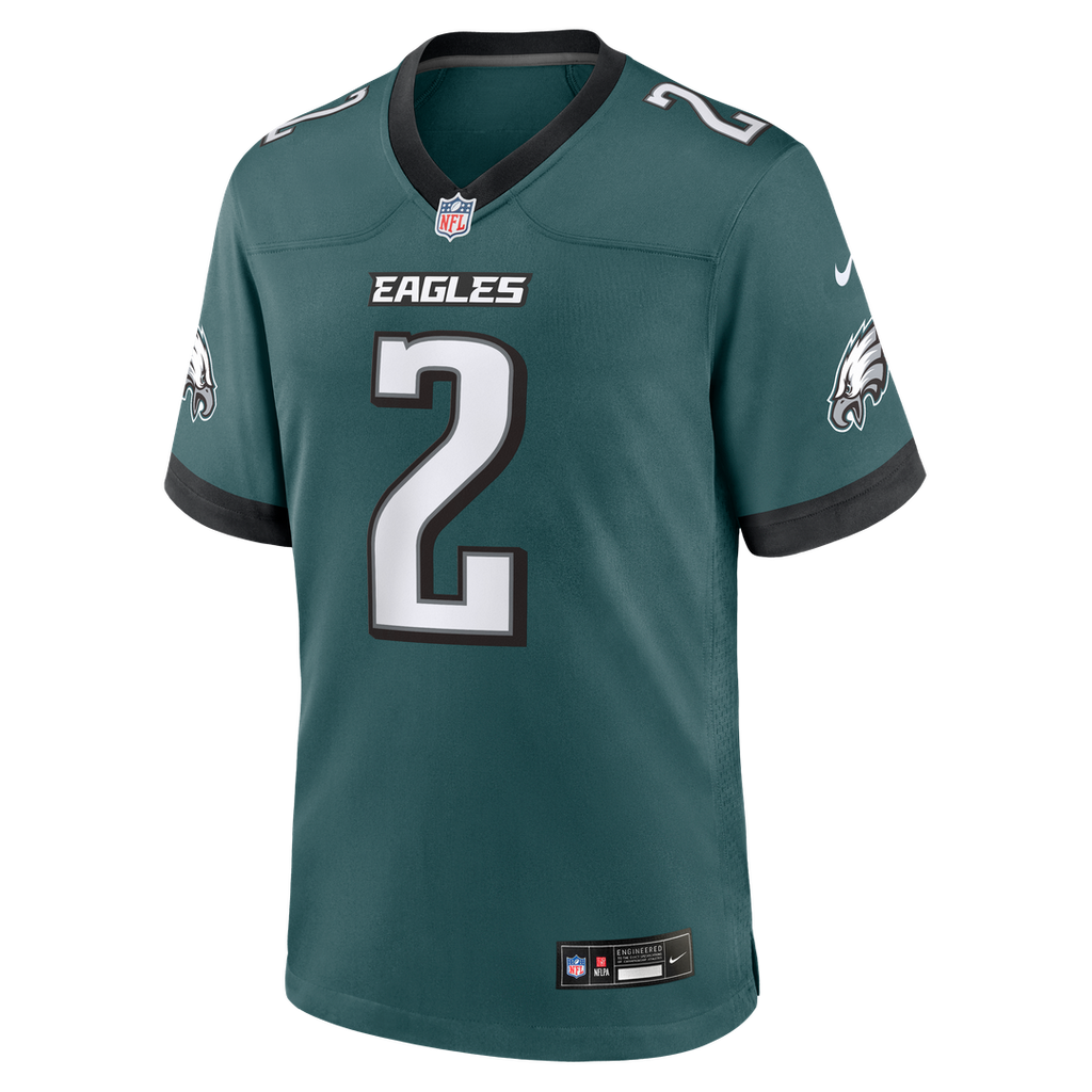 Men's Nike Philadelphia Eagles Tariq Woolen Kelly Green Alternate Game NFL Jersey