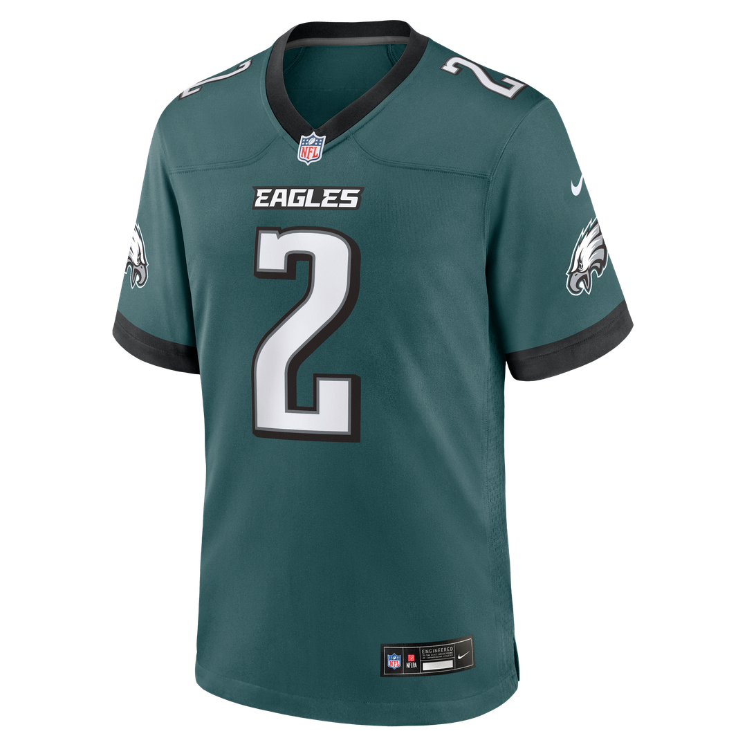 Men's Nike Philadelphia Eagles Tariq Woolen Kelly Green Alternate Game NFL Jersey