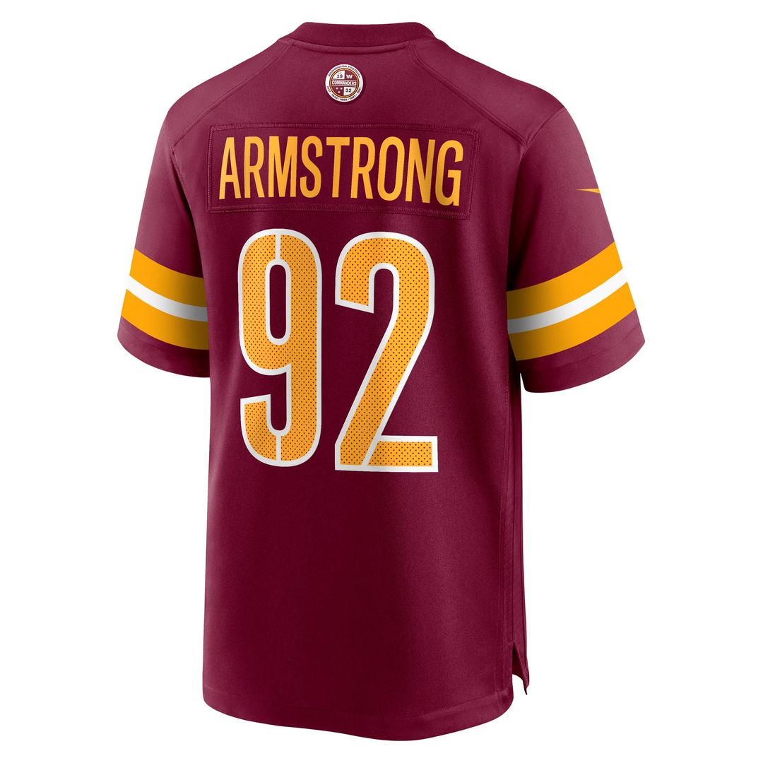 Men's Nike Washington Commanders Dorance Armstrong Burgundy Game NFL Jersey