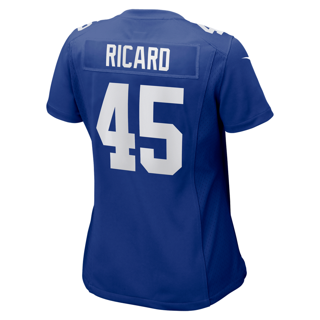 Women's Nike New York Giants Patrick Ricard Royal Team Game NFL Jersey