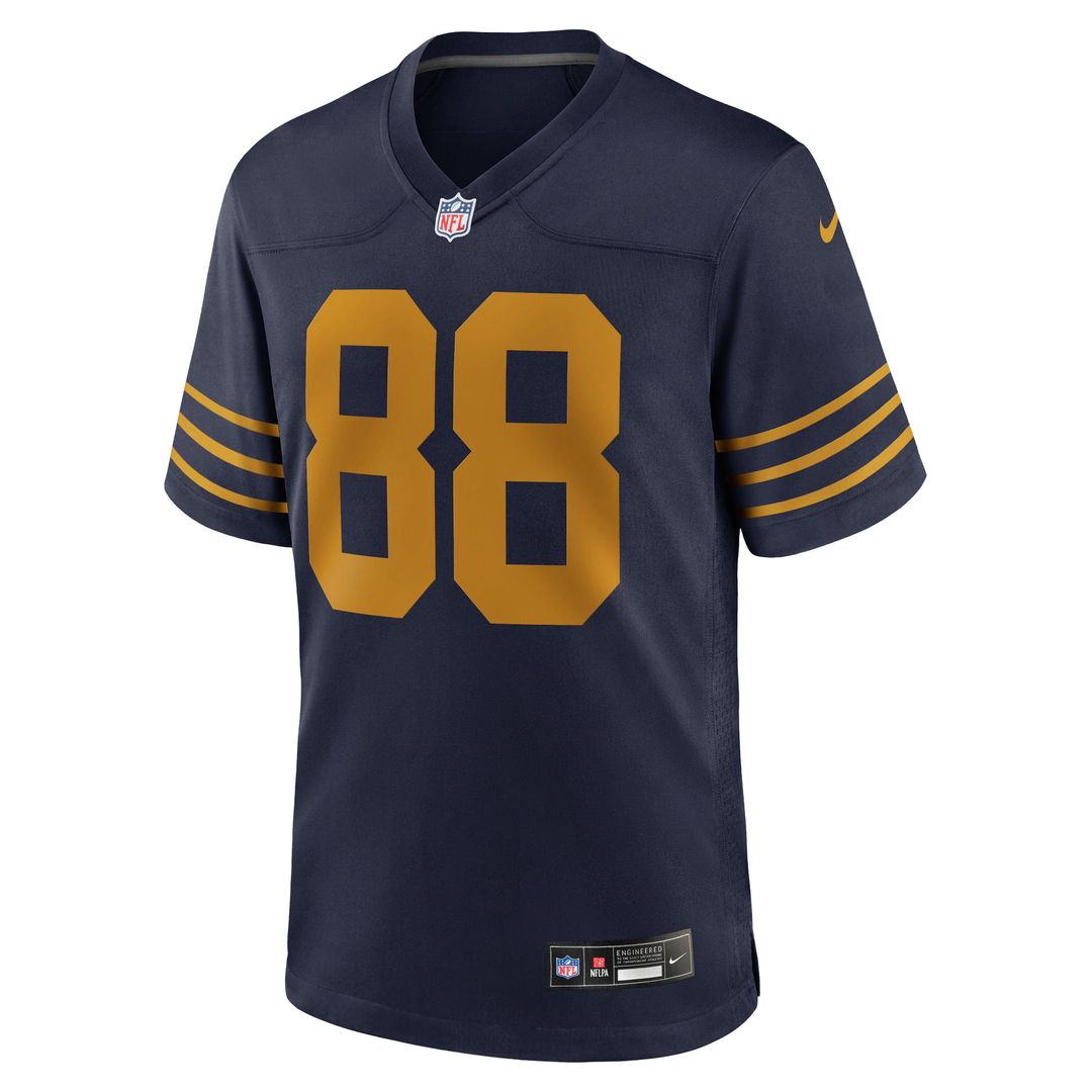 Men's Nike Green Bay Packers Luke Musgrave Navy The 1923 Classic Game NFL Jersey