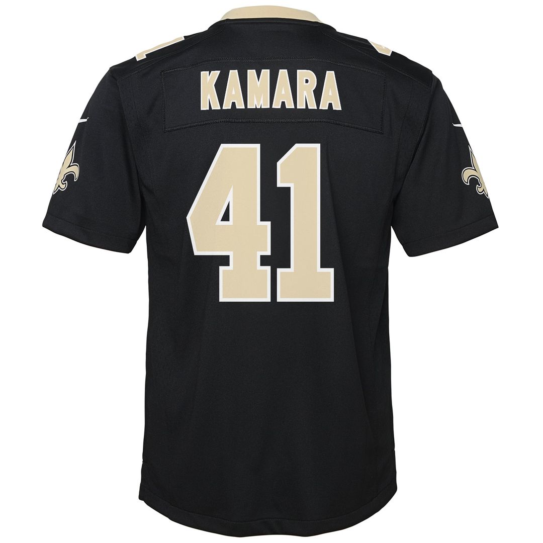 Youth Nike New Orleans Saints Alvin Kamara Gold Gameday Golds Alternate Game Player NFL Jersey