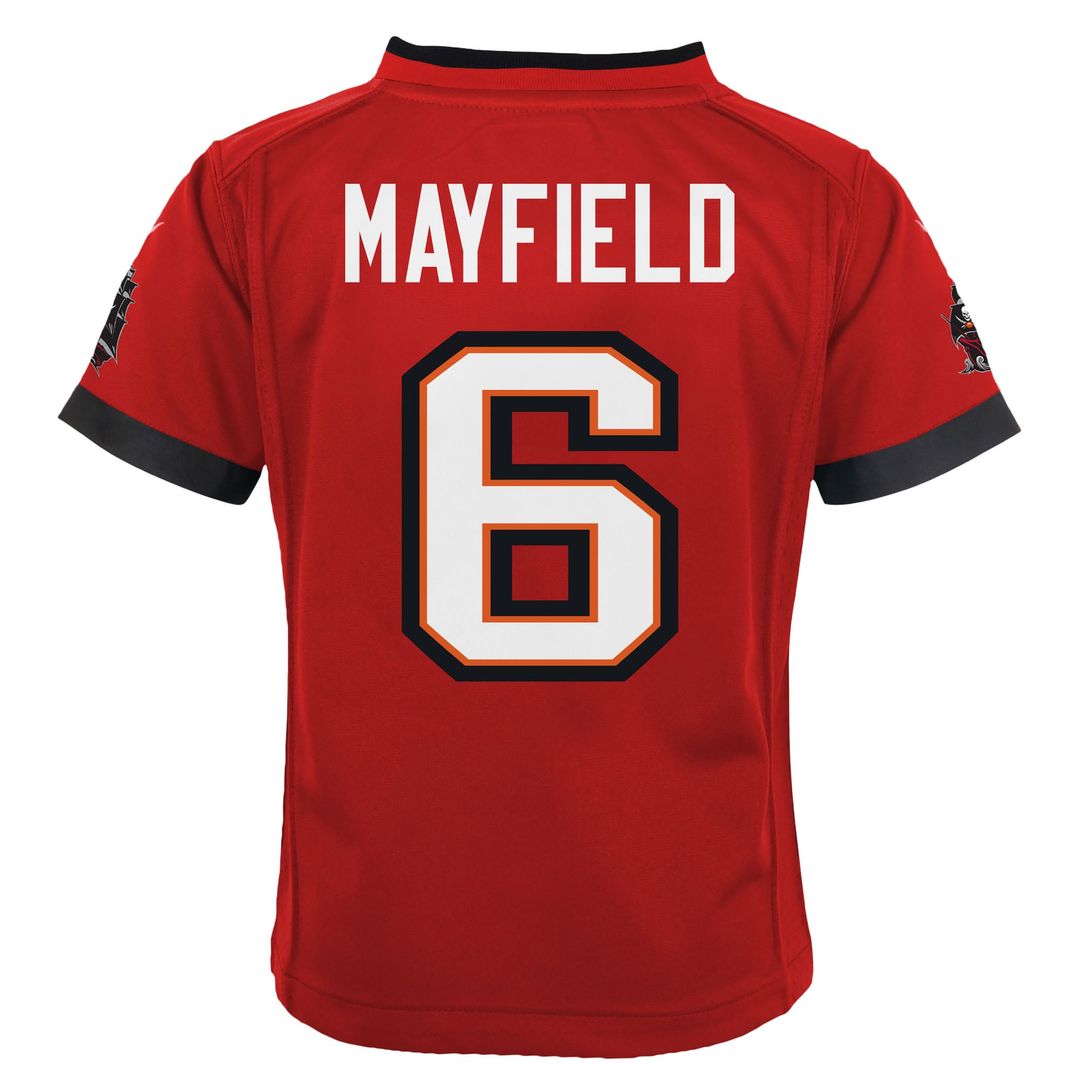 Preschool Nike Tampa Bay Buccaneers Baker Mayfield Pewter Alternate Game NFL Jersey