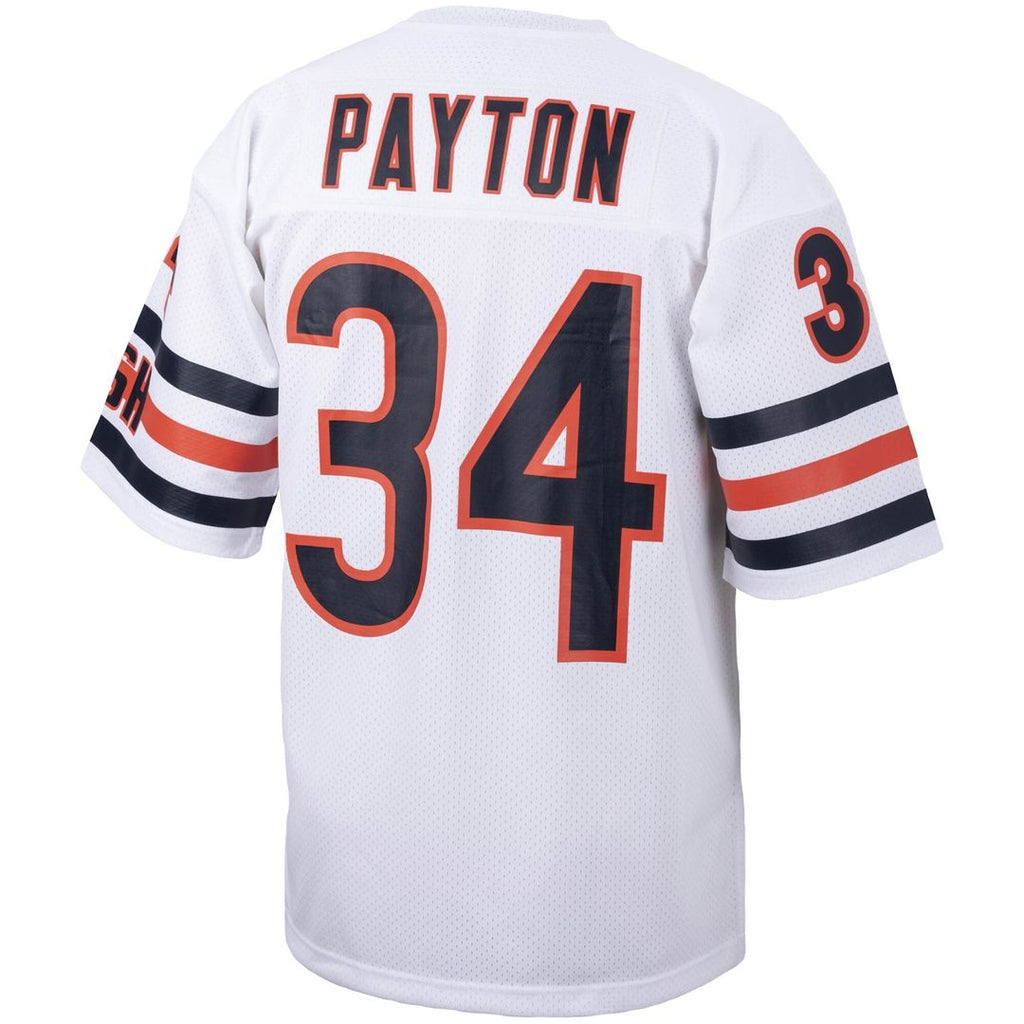 Men's Big & Tall Mitchell & Ness Chicago Bears Walter Payton White 1985 Retired Player Replica NFL Jersey
