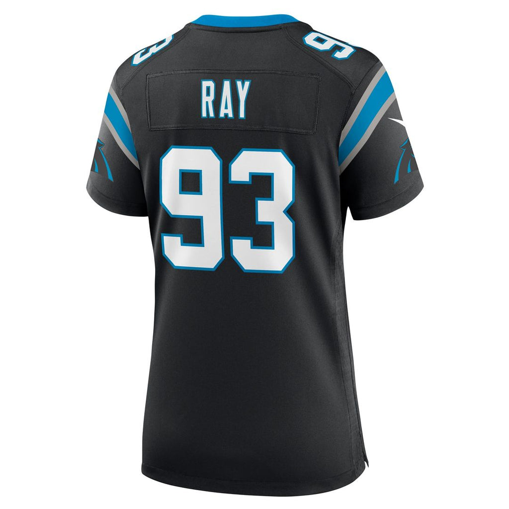 Women's Nike Carolina Panthers LaBryan Ray Black Team Game NFL Jersey