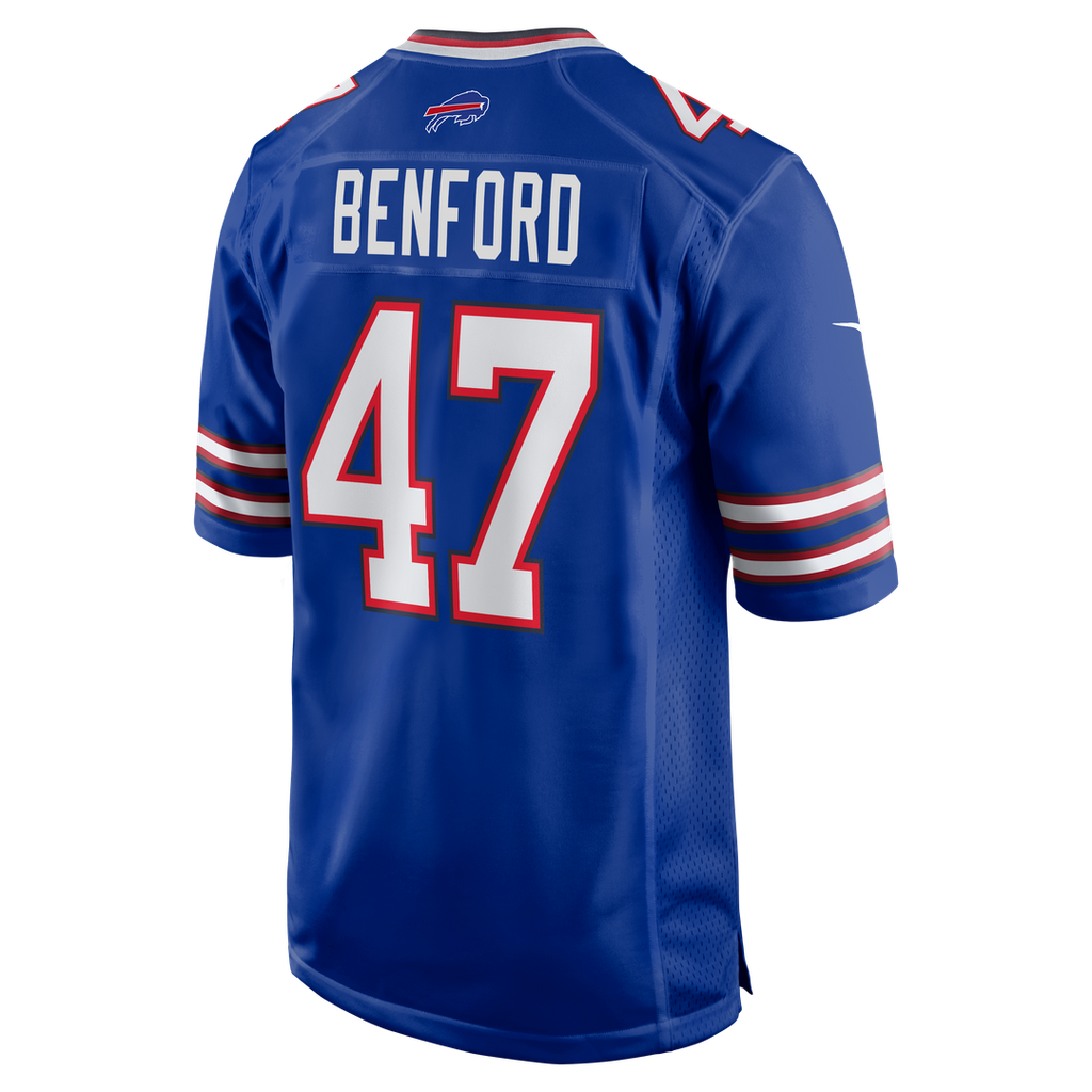 Men's Nike Buffalo Bills Christian Benford Royal Game NFL Jersey