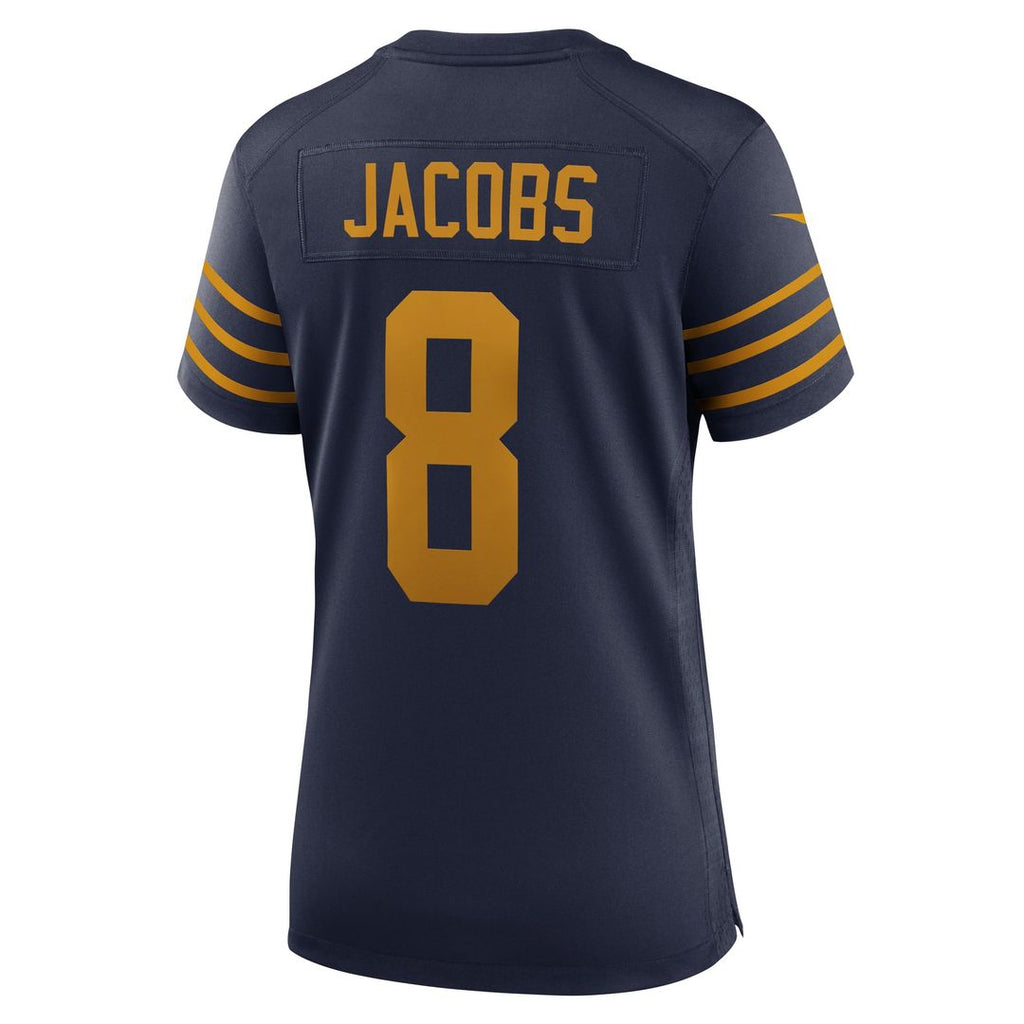 Women's Nike Green Bay Packers Josh Jacobs Navy The 1923 Classic Game NFL Jersey