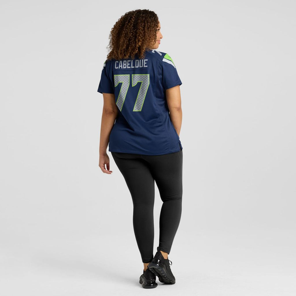 Women's Nike Seattle Seahawks Bryce Cabeldue College Navy Team Game NFL Jersey