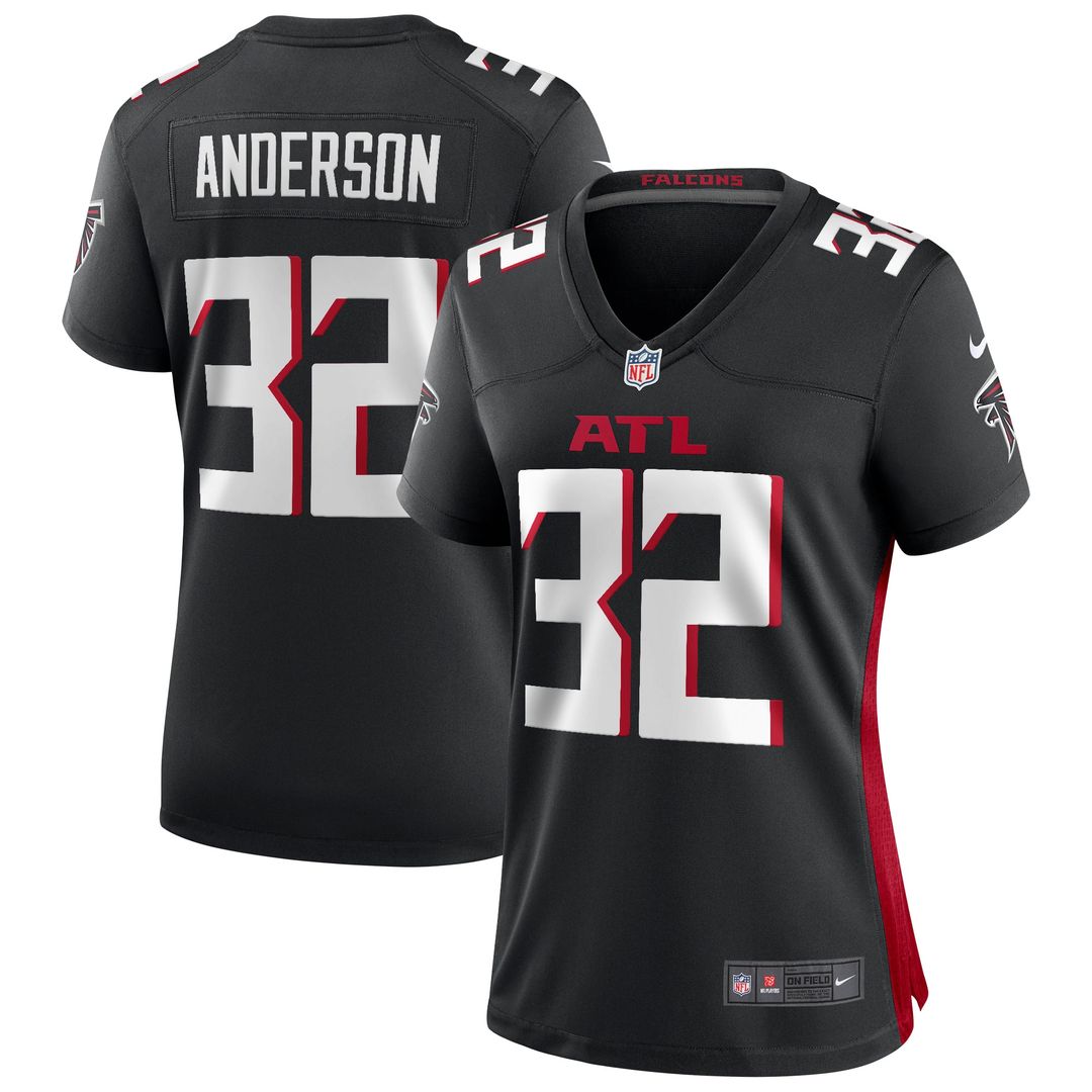 Women's Nike Atlanta Falcons Jamal Anderson Red Retired Game NFL Jersey