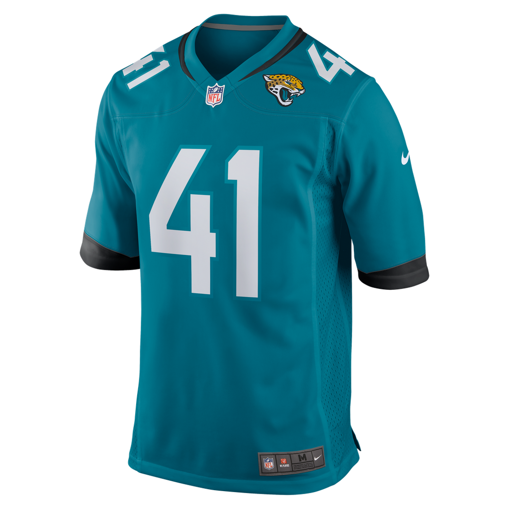 Men's Nike Jacksonville Jaguars Josh Hines-Allen Teal Player Game NFL Jersey