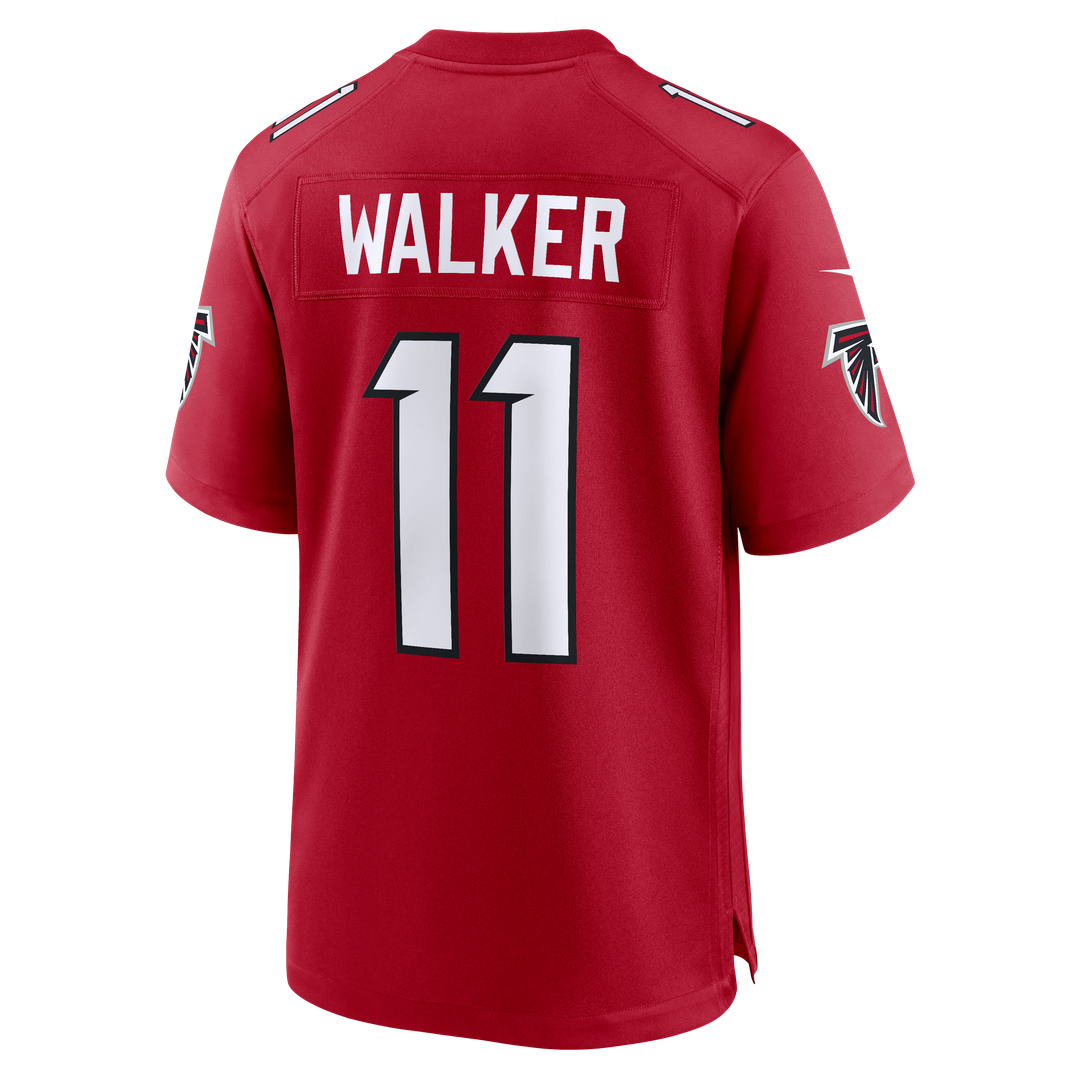Men's Nike Atlanta Falcons Jalon Walker White Game NFL Jersey