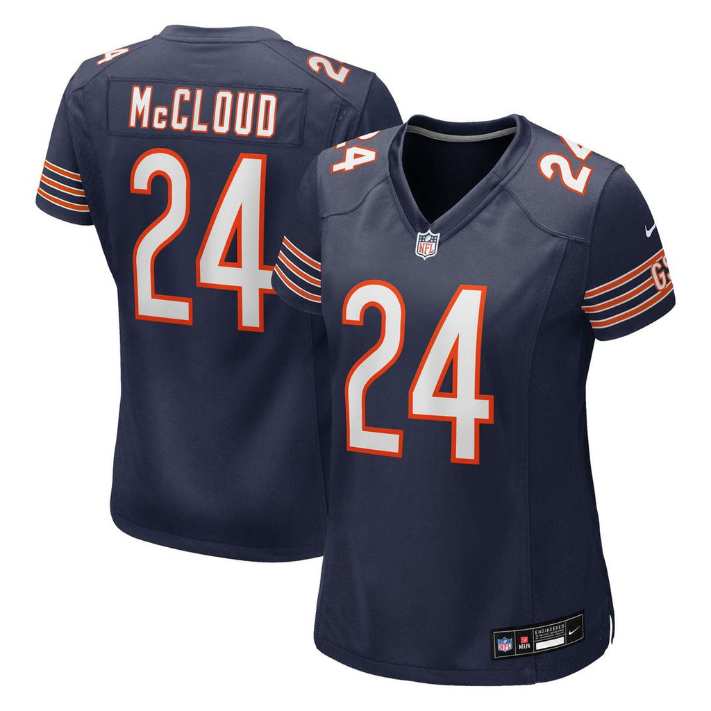 Women's Nike Chicago Bears Nick McCloud Navy Team Game NFL Jersey