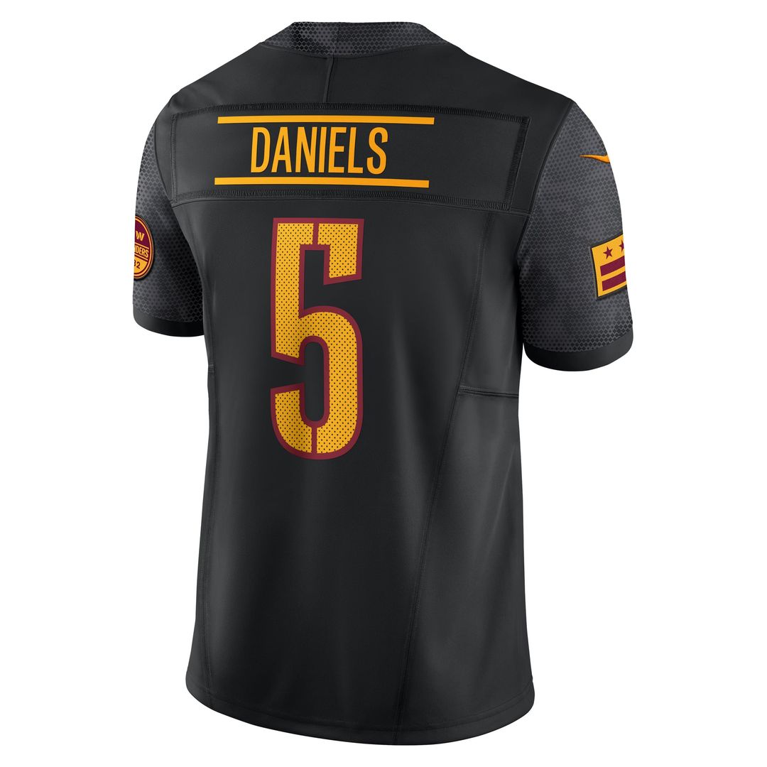 Men's Nike Washington Commanders Jayden Daniels Burgundy Vapor F.U.S.E. Limited NFL Jersey