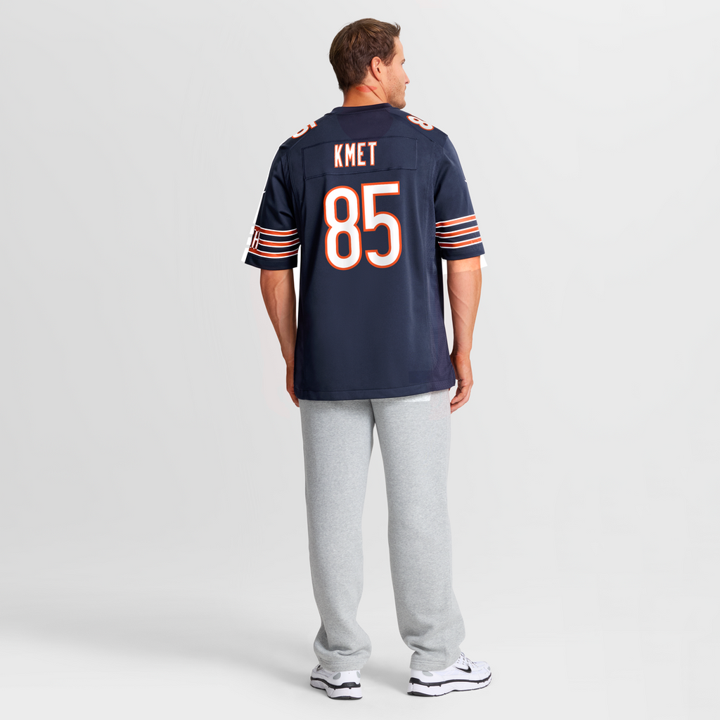 Men's Nike Chicago Bears Cole Kmet Navy Player Game NFL Jersey
