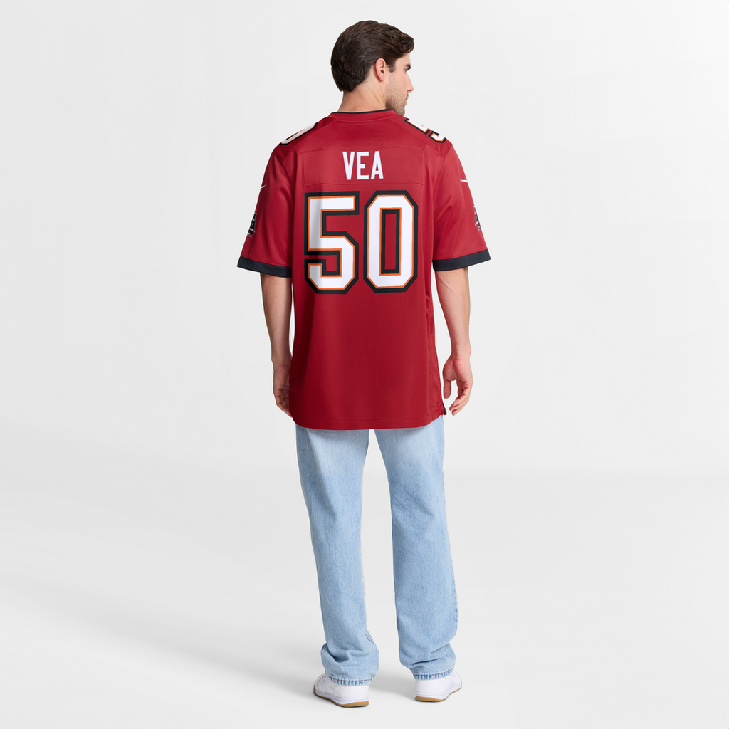 Men's Nike Tampa Bay Buccaneers Vita Vea Red Game NFL Jersey