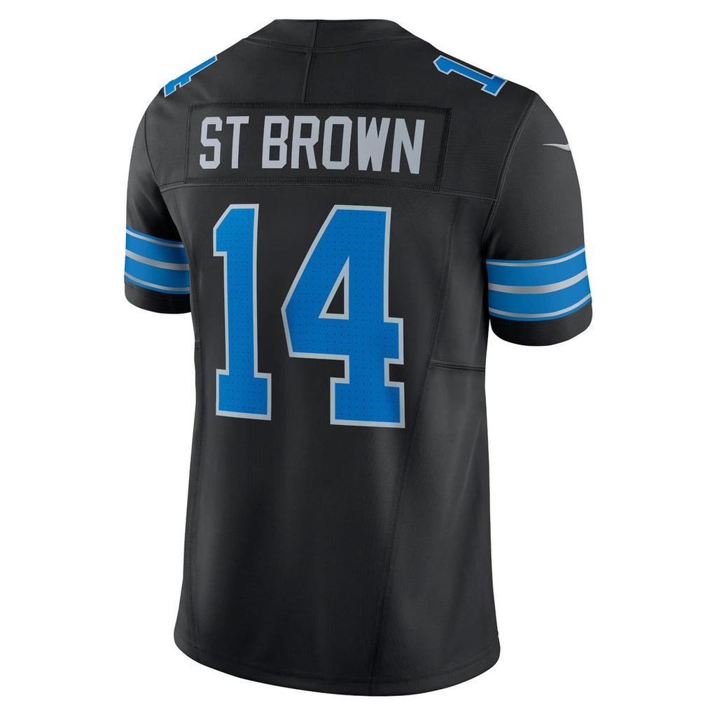 Men's Nike Detroit Lions Amon-Ra St. Brown Black 2nd Alternate Vapor F.U.S.E. Limited NFL Jersey