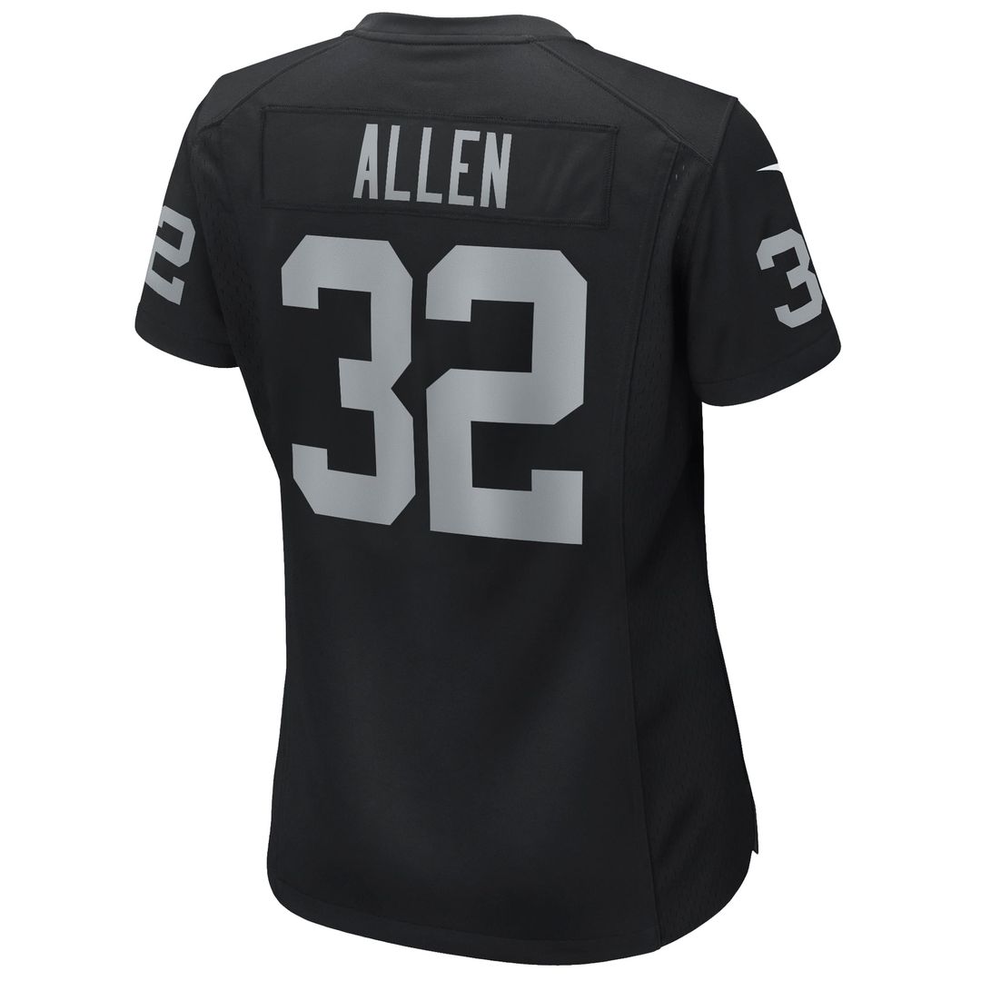 Women's Nike Las Vegas Raiders Marcus Allen Black Game Retired Player NFL Jersey