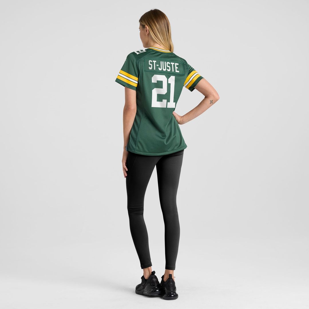 Women's Nike Green Bay Packers Benjamin St-Juste Green Team Game NFL Jersey