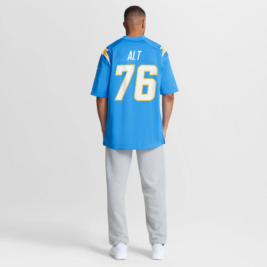 Men's Nike Los Angeles Chargers Joe Alt Powder Blue Player Game NFL Jersey