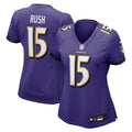 Women's Nike Baltimore Ravens Cooper Rush Purple Team Game NFL Jersey