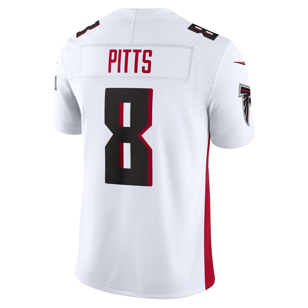 Men's Nike Atlanta Falcons Kyle Pitts Red Vapor F.U.S.E. Limited NFL Jersey