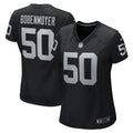 Women's Nike Las Vegas Raiders Jacob Bobenmoyer Black Game Player NFL Jersey