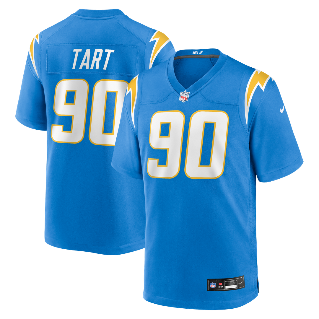 Men's Nike Los Angeles Chargers Teair Tart Powder Blue Team Game NFL Jersey