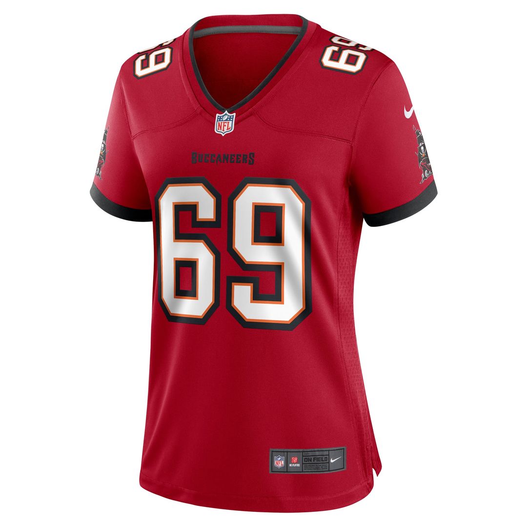 Women's Nike Tampa Bay Buccaneers Cody Mauch Red Game NFL Jersey