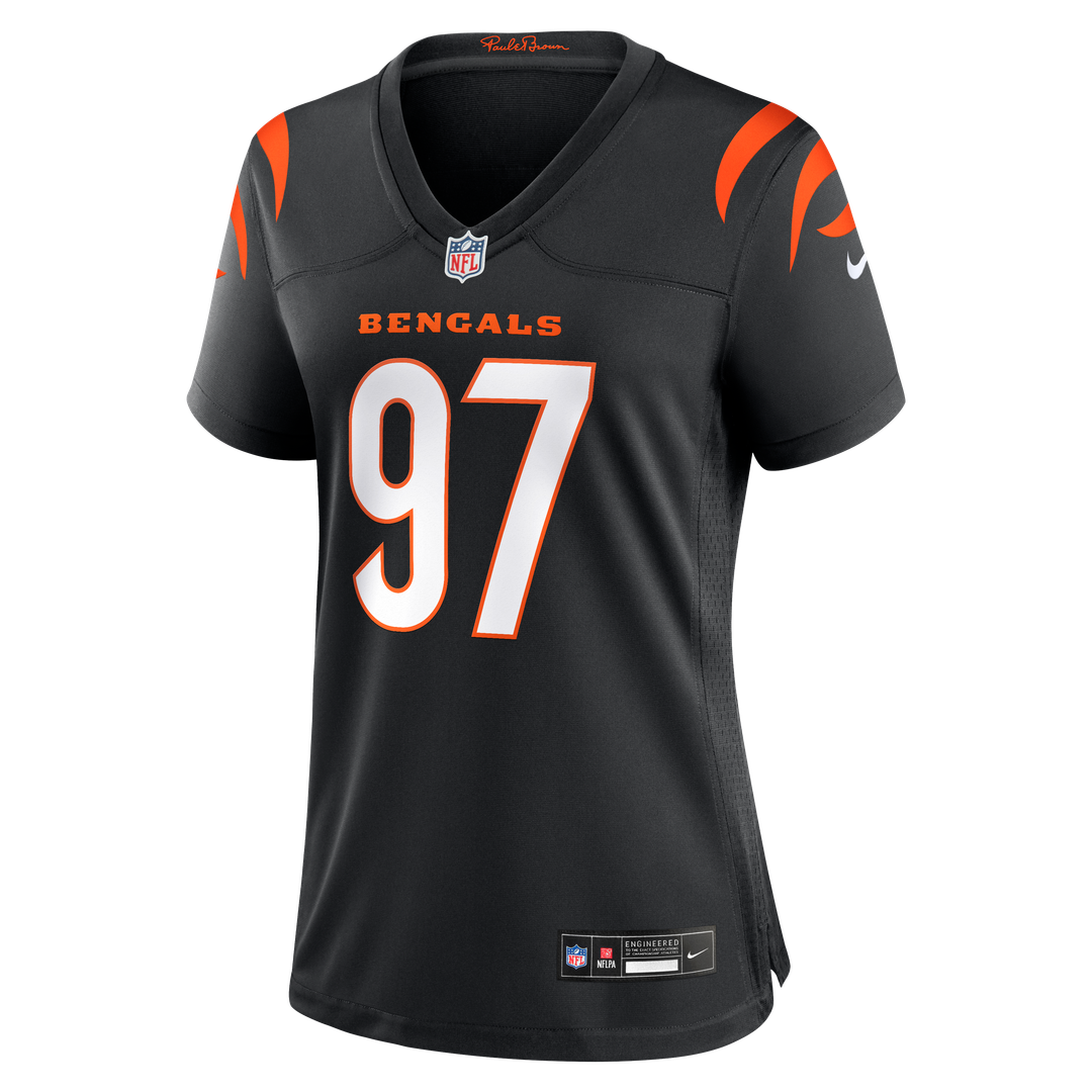 Women's Nike Cincinnati Bengals Dexter Lawrence II Black Game NFL Jersey