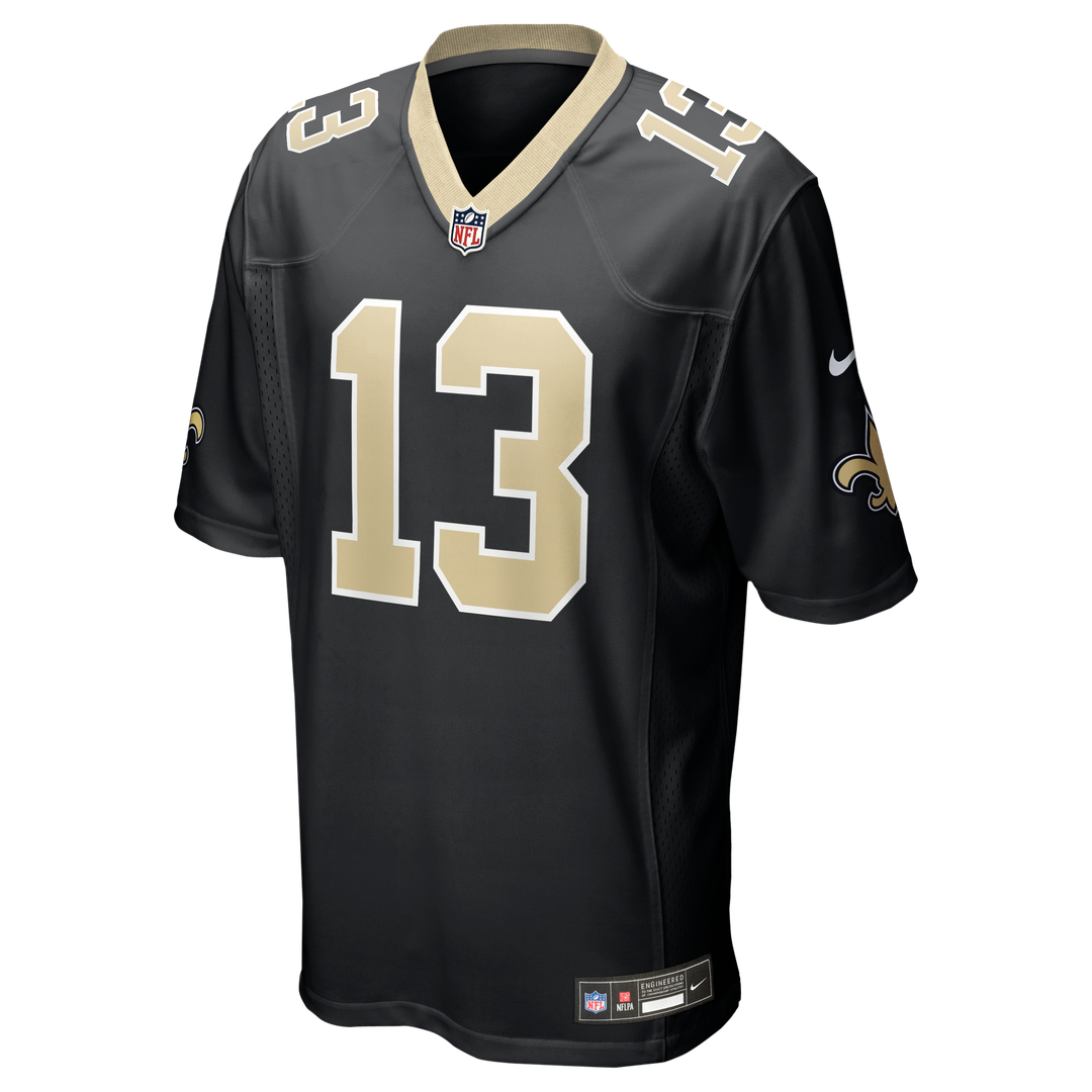 Men's Nike New Orleans Saints Velus Jones Jr. Black Team Game NFL Jersey
