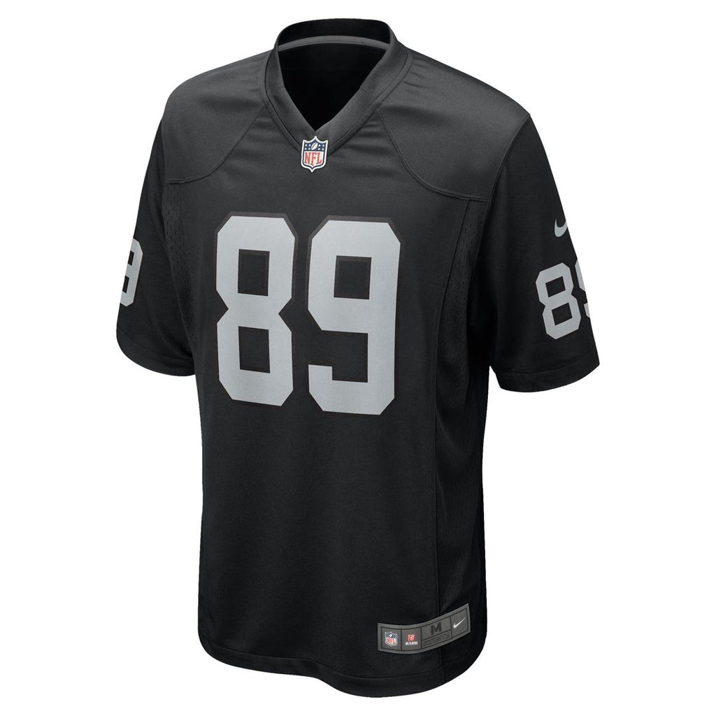 Men's Nike Las Vegas Raiders Brock Bowers Black Player Game NFL Jersey