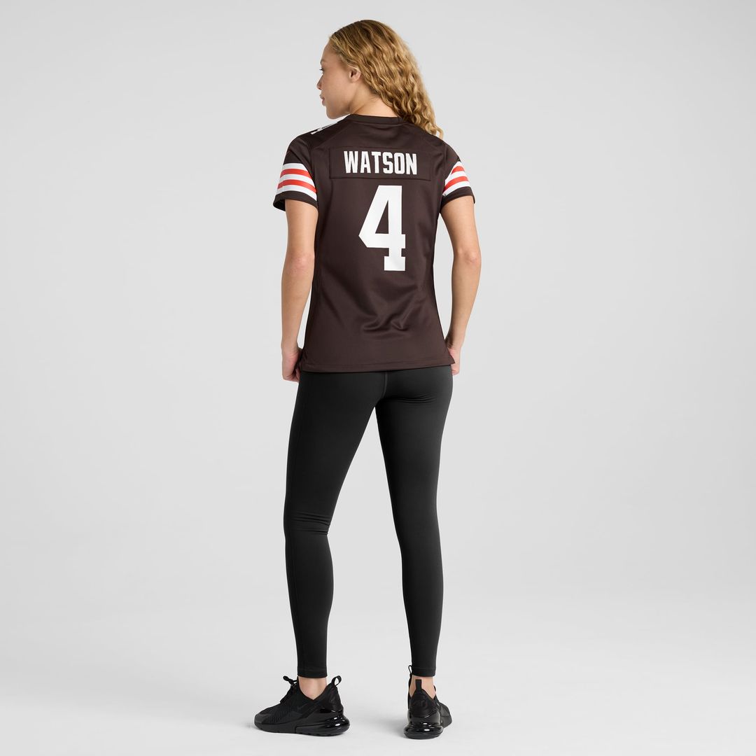 Women's Nike Cleveland Browns Deshaun Watson Brown Player NFL Jersey