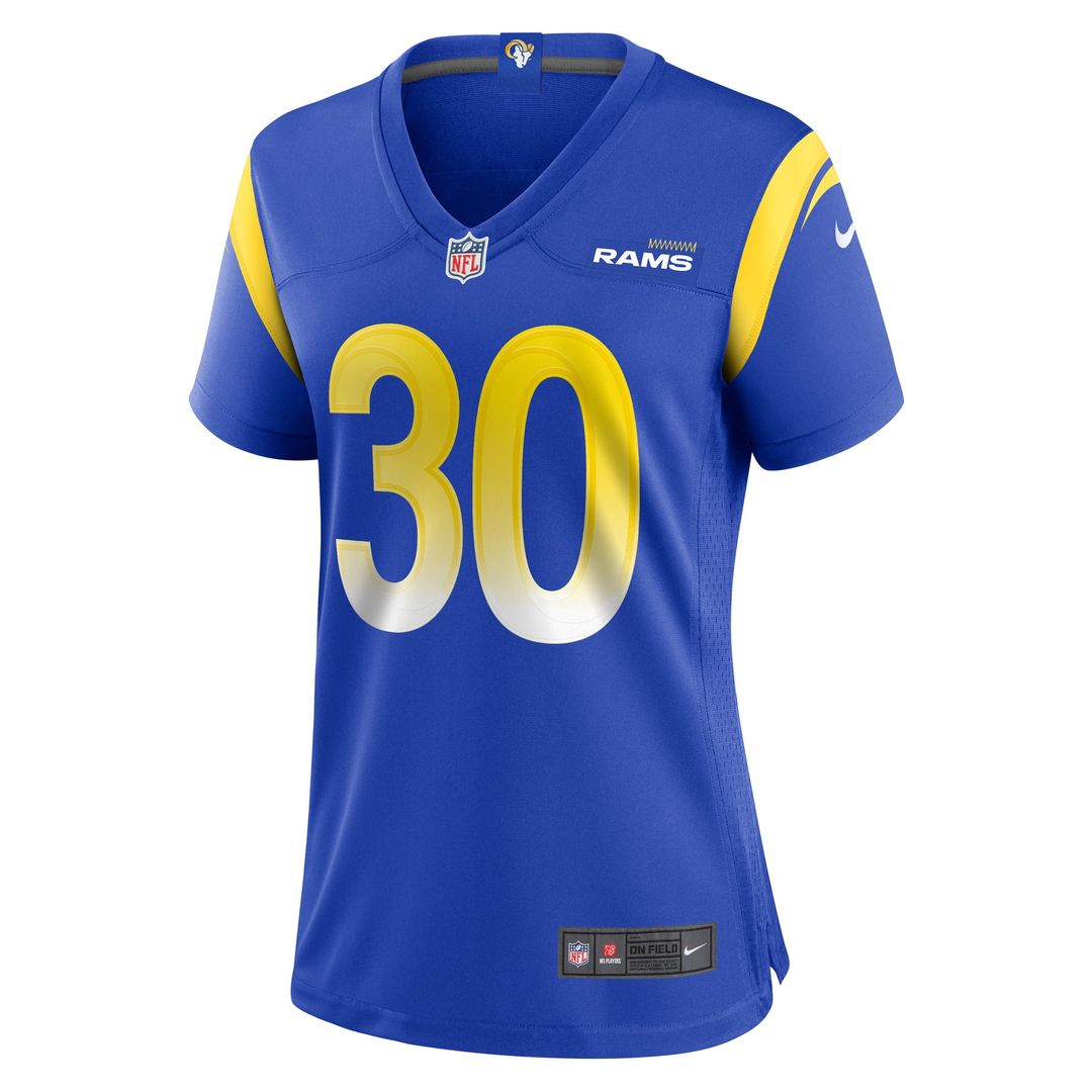 Women's Nike Los Angeles Rams Josh Wallace Royal Game NFL Jersey