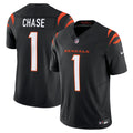 Men's Nike Cincinnati Bengals Ja'Marr Chase Black Vapor F.U.S.E. Limited NFL Jersey