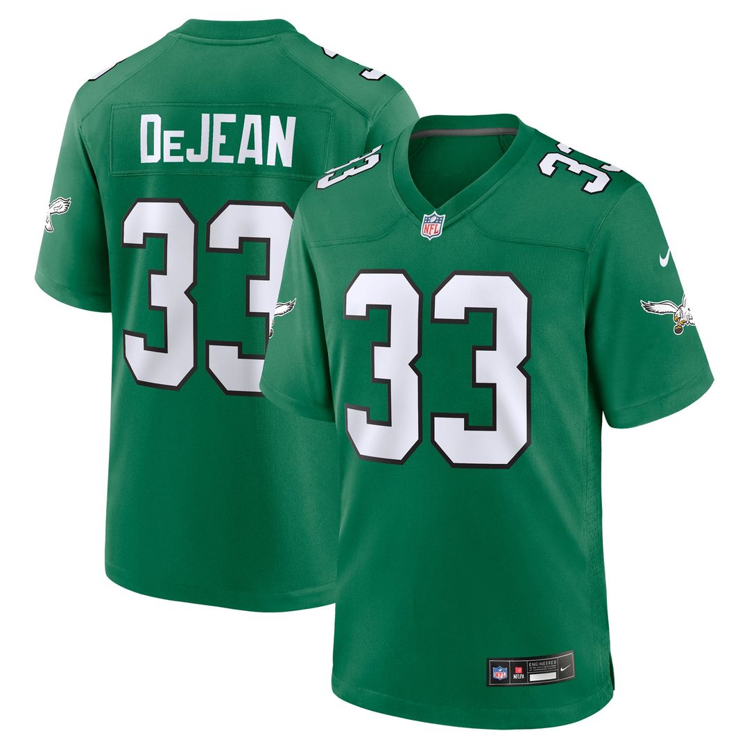 Men's Nike Philadelphia Eagles Cooper DeJean White Game NFL Jersey