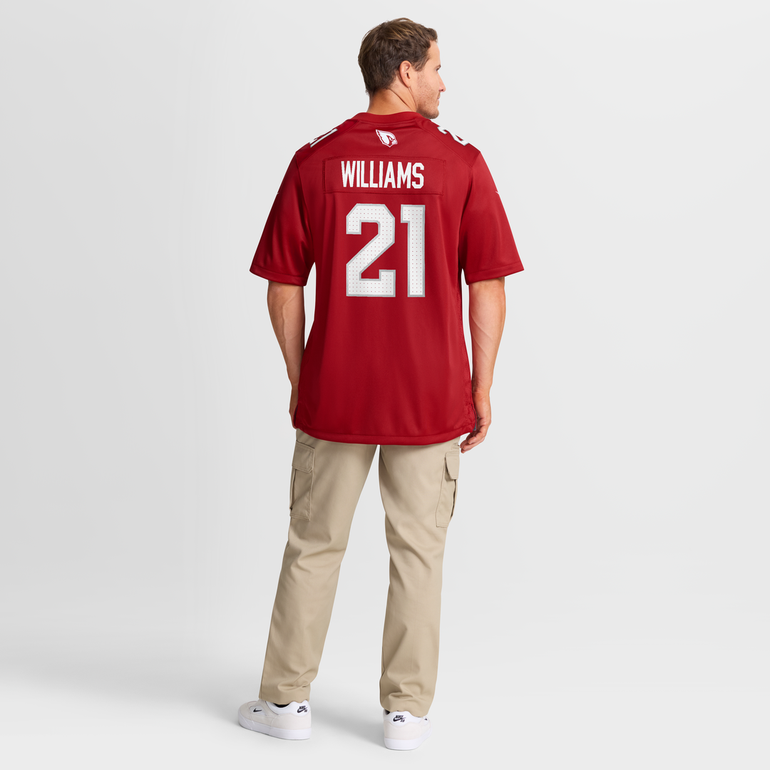 Men's Nike Arizona Cardinals Garrett Williams Cardinal Game NFL Jersey