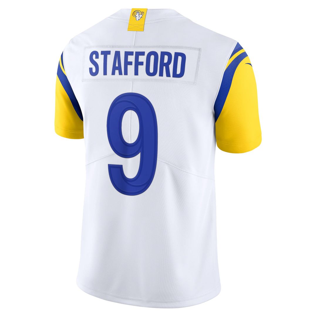 Men's Nike Los Angeles Rams Matthew Stafford White Alternate Vapor Limited NFL Jersey