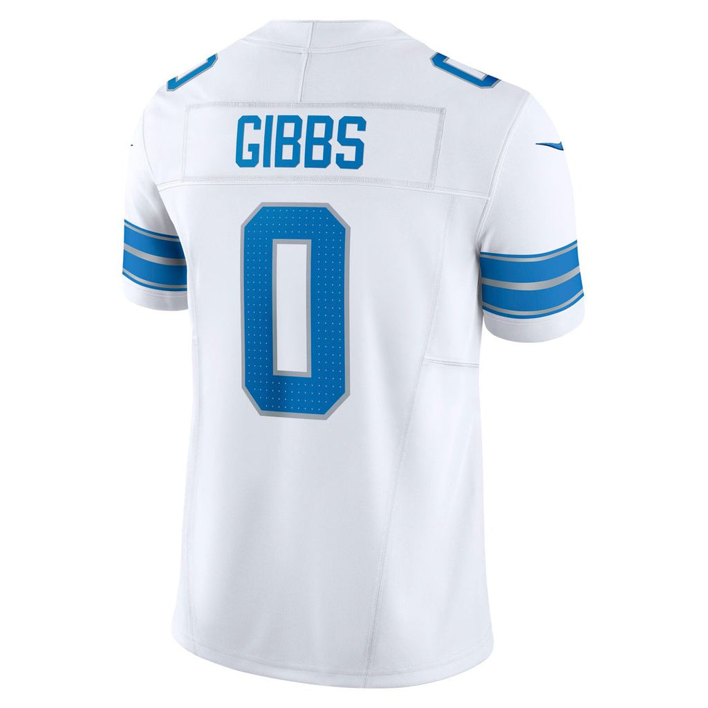 Men's Nike Detroit Lions Jahmyr Gibbs Blue Vapor F.U.S.E. Limited NFL Jersey